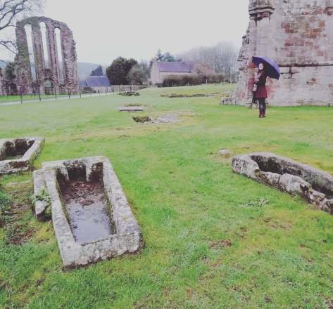 Arches at Croxdon Abbey with Study Work Travel Blog