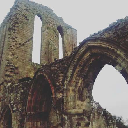 Arches at Croxdon Abbey with Study Work Travel Blog
