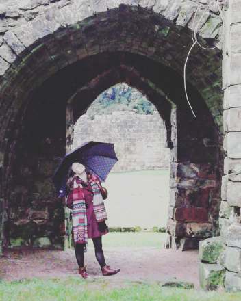 Arches at Croxdon Abbey with Study Work Travel Blog