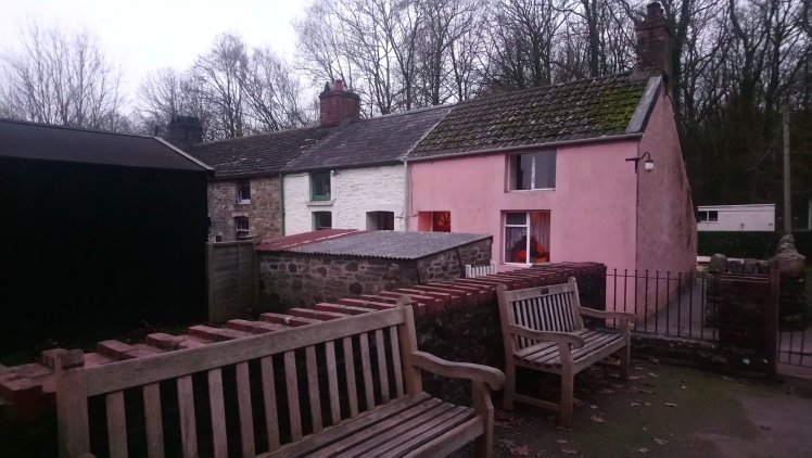 Terrace houses, St Fagans, Wales