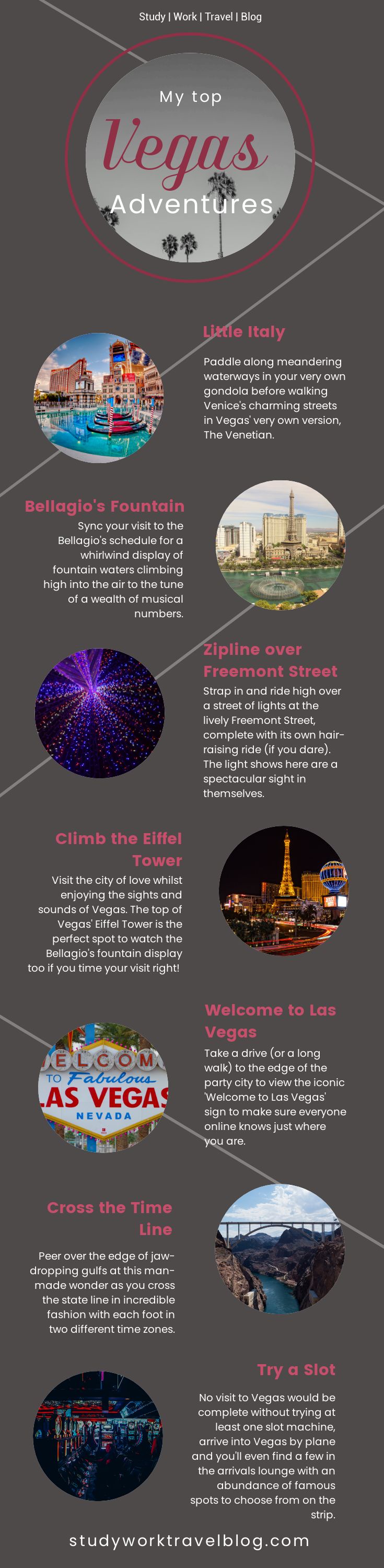 Top Vegas Sights. Study Work Travel Blog