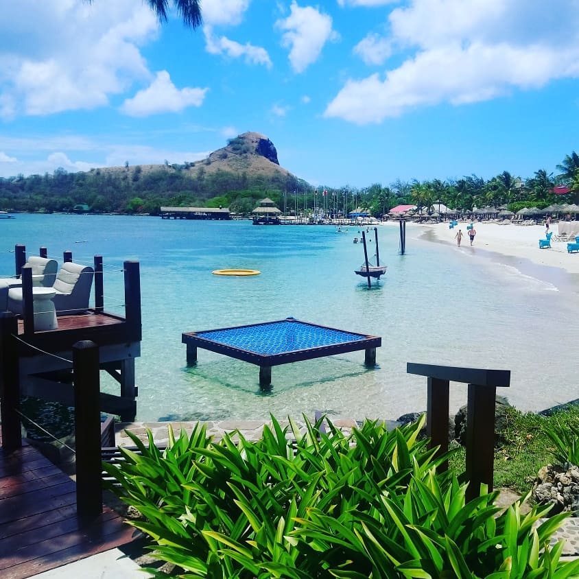 Saint Lucia beach with Study Work Travel Blog