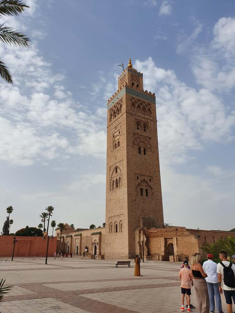 El Koutoubia mosque Marrakech with Study Work Travel Blog
