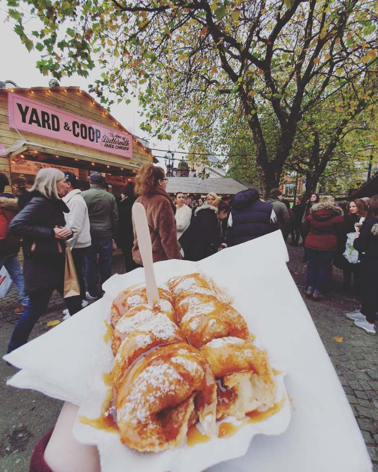 Dutch pancakes at the markets