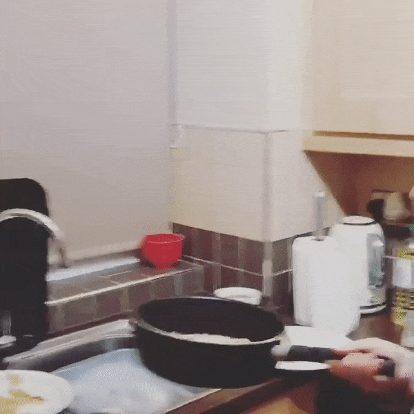 pancake flipping gif