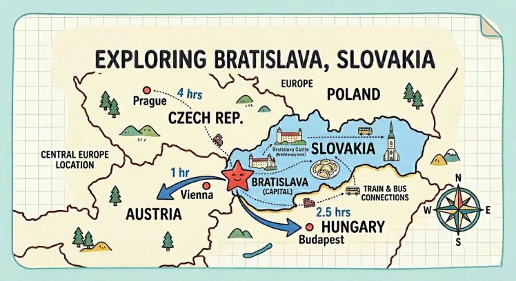 Where is Bratislava map